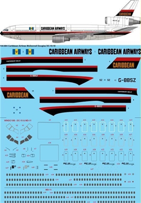 1:144 Caribbean Airlines McDD DC-10-10