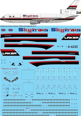 1:144 Laker 'Skytrain' McDD DC-10-10