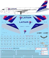 1:144 LATAM (2016 cs) Airbus A.320