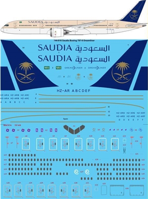 1:144 Saudi Arabian Boeing 787-9