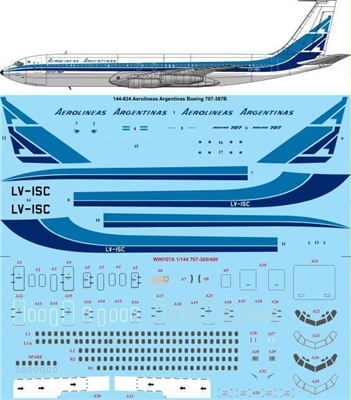 1:144 Aerolineas Argentinas Boeing 707-320B