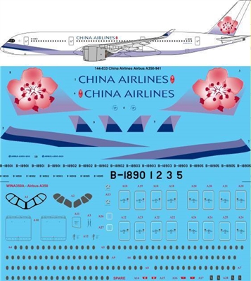 1:144 China Airlines Airbus A.350-900