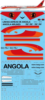 1:144 TAAG Angola Boeing 777-300ER