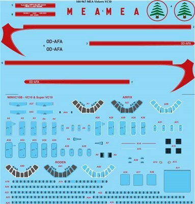 1:144 Middle East Airlines Vickers VC-10
