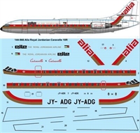 1:144 Alia Royal Jordanian Airlines Se.210 Caravelle 10R