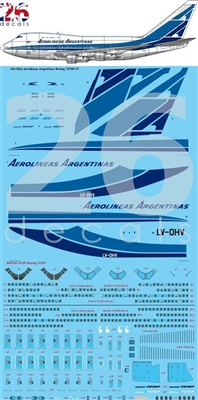 1:144 Aerolineas Argentinas Boeing 747SP