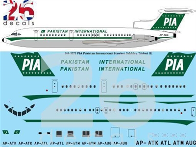 1:144 Pakistan International Airlines HS.121 Trident 1E