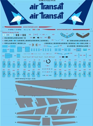 1:144 Air Transat  (later cs) Boeing 757-200