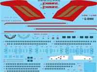 1:144 Sabre Airways Boeing 727-200