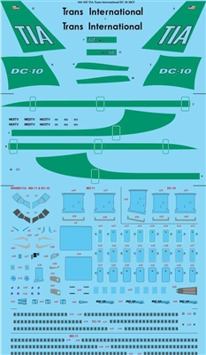 1:144 Trans International McDD DC-10-30CF