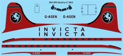 1:144 Invicta International Douglas C.54A (DC-4)