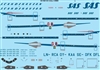 1:144 Scandinavian Airline System Airbus A.300B4
