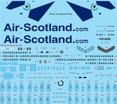 1:144 Air Scotland Boeing 757-200
