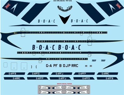 1:144 BOAC (delivery cs) Boeing 707-436