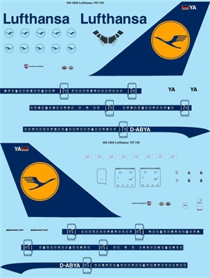 1:144 Lufthansa Boeing 747-130