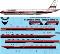 1:144 Caribbean Airways Boeing 707-320C