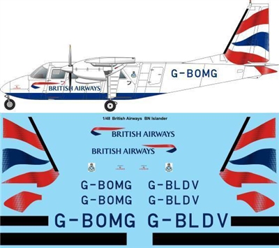 1:48 British Airways (Chatham) BN.2A Islander