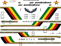 1:72 Air Zimbabwe Boeing 707-330B