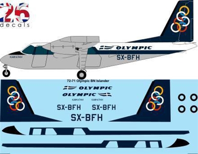 1:72 Olympic Airlines BN.2A Islander