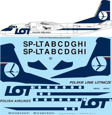 1:72 LOT Polish Antonov AN-24