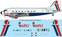 1:72 Intra Airways Douglas C.47B