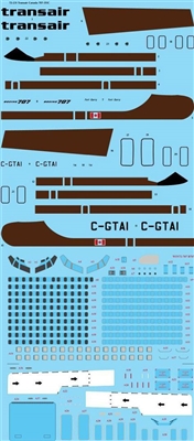 1:72 Transair Canada Boeing 707-320C