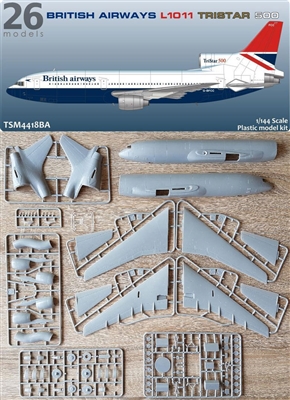 1:144 L.1011 Tristar 500, British Airways, British