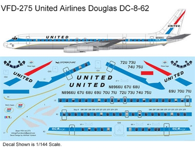 1:100 United Airlines (delivery cs) Douglas DC-8-62