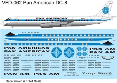 1:103 Pan American Douglas DC-8-33