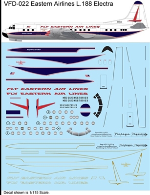 1:115 Eastern Airlines (spear cs) L.188 Electra