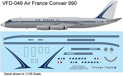 1:135 Air France Convair 990
