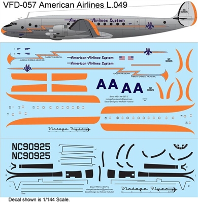 1:140 American Airlines Lockheed 049 Constellation