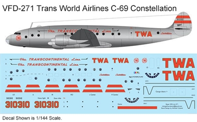 1:140 Trans World Airlines C-69 Constellation