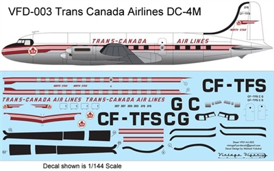 1:144 Trans Canada Airlines Douglas DC-4M