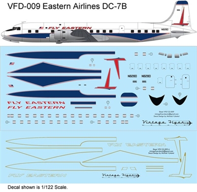 1:144 Eastern Airlines (1964 cs) Douglas DC-7B