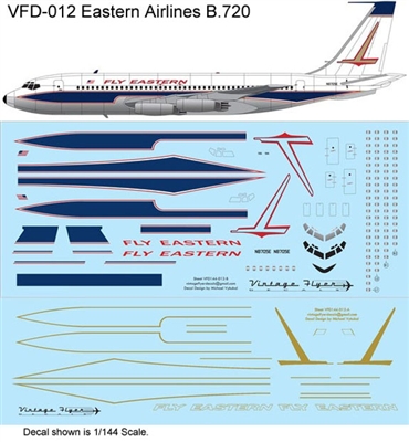 1:144 Eastern Airlines (1964 cs) Boeing 720