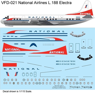 1:144 National Airlines (final cs) L.188 Electra