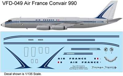 1:144 Air France Convair 990