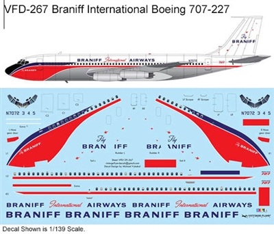 1:144 Braniff International Boeing 707-227