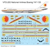 1:144 National Airlines Boeing 747-135