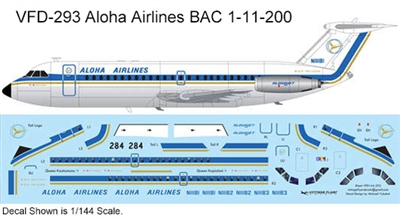 1:144 Aloha Airlines BAC 1-11-200
