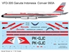 1:144 Garuda Indonesia Convair 990
