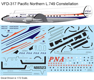 1:144 Pacific Northern Airlines (final cs) L.749 Constellation