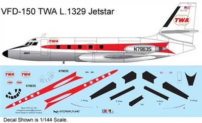 1:72 Trans World Airlines Lockheed 1329 Jetstar