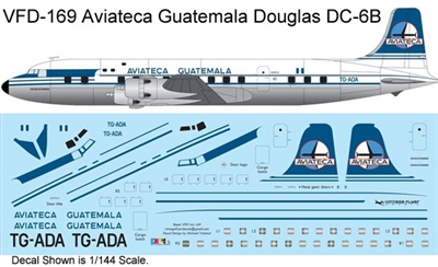 1:72 Aviateca Guatemala Douglas DC-6B