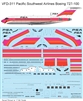 1:72 Pacific Southwest Airlines Boeing 727-100 (Faded)
