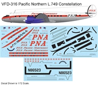 1:72 Pacific Northern Airlines (delivery cs) L.749 Constellation