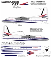 1:144 Allegheny Airlines (delivery cs) Fokker F.27