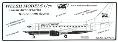 1:72 Boeing 737-500, Braathens