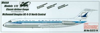 1:72 Douglas DC-9-31, North Central